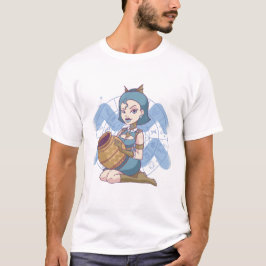 Aquarius pinup Girl Zodiac-tecken T Shirt