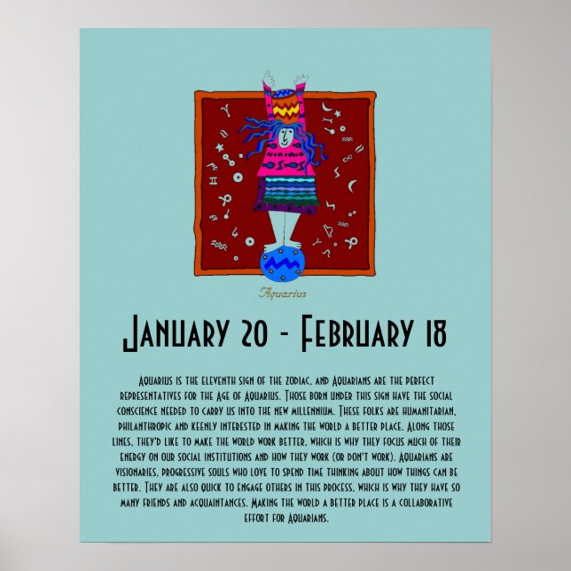 Aquarius Poster (Framsidan)