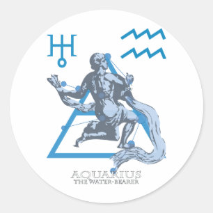 Aquarius Runt Klistermärke