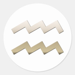 Aquarius Runt Klistermärke