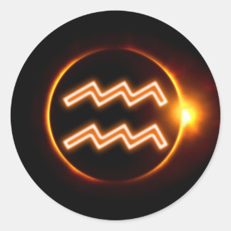 Aquarius Runt Klistermärke