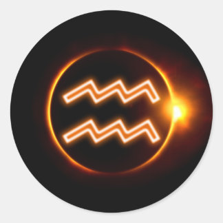 Aquarius Runt Klistermärke