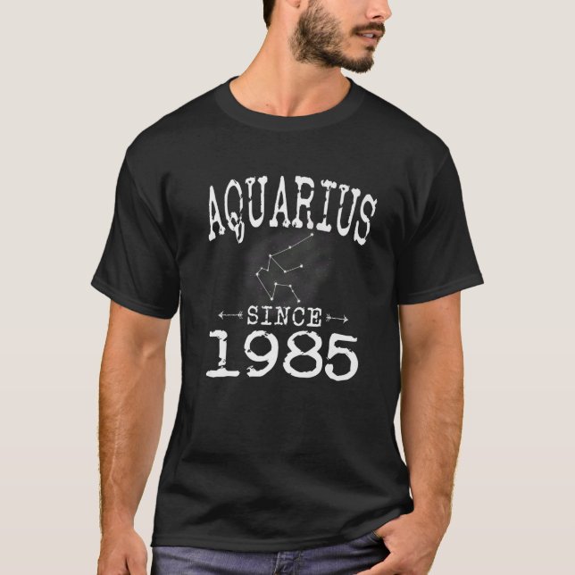 Aquarius Star Constellation B sedan 1985 T Shirt (Framsida)