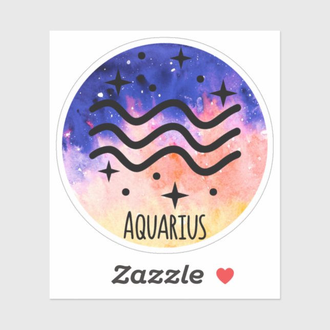 Aquarius Sticker Klistermärken (Ark)