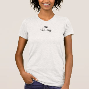 Aquarius Stigning Ascendant Astrology Zodiac-tecke T Shirt