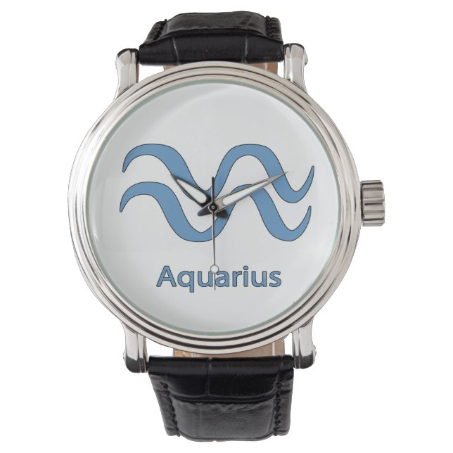 Aquarius Stjärntecken Armbandsur (Framsida)