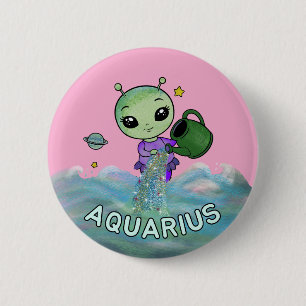 Aquarius stjärntecken vatten Bearer zodiac star Knapp