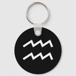 Aquarius Symbol Nyckelring