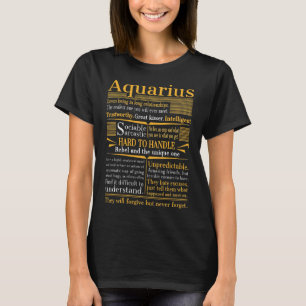 Aquarius T Shirt, Aquarius Birthday t-shirt