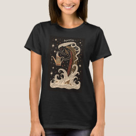 Aquarius - T-Shirt Celestial Zodiac Art