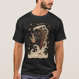 Aquarius - T-Shirt Celestial Zodiac Art