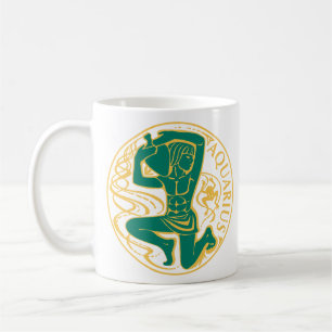 Aquarius-tecken på Zodiac Kaffemugg
