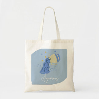 Aquarius Tote Bag Tygkasse