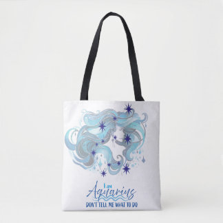 Aquarius Tote Bag Tygkasse