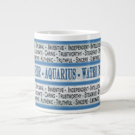 AQUARIUS - VATTEN BEARER - JUMBO MUGG - TEXT