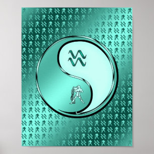 Aquarius Vatten Bearer Poster