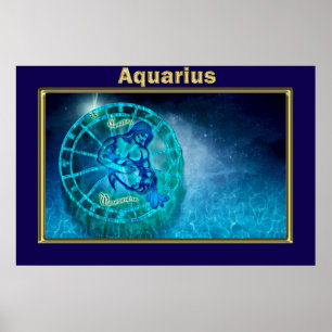 Aquarius Vatten Bearer Poster