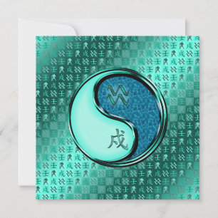Aquarius & Vatten Hund Kort