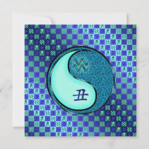 Aquarius & Vatten Ox Kort