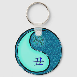 Aquarius & Vatten Ox Nyckelring