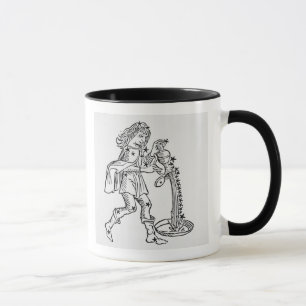 Aquarius (vattenbäraren) en illustration från mugg