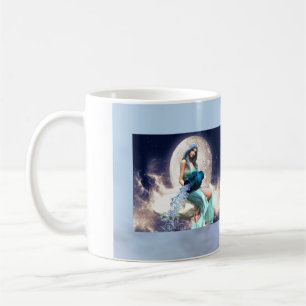 Aquarius - Vattnet hälls ur en jug Kaffemugg