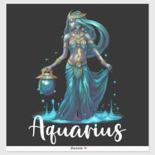 Aquarius Vinyl Sticker Klistermärken