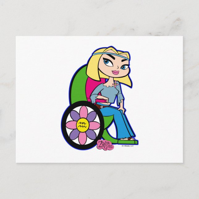 Aquarius vycard vykort (Framsida)