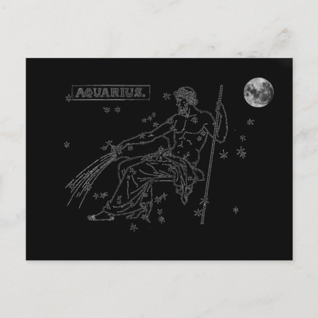 Aquarius vycard vykort (Framsida)