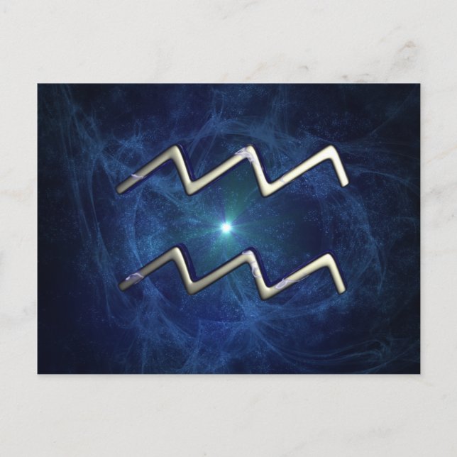 Aquarius vycard vykort (Framsida)