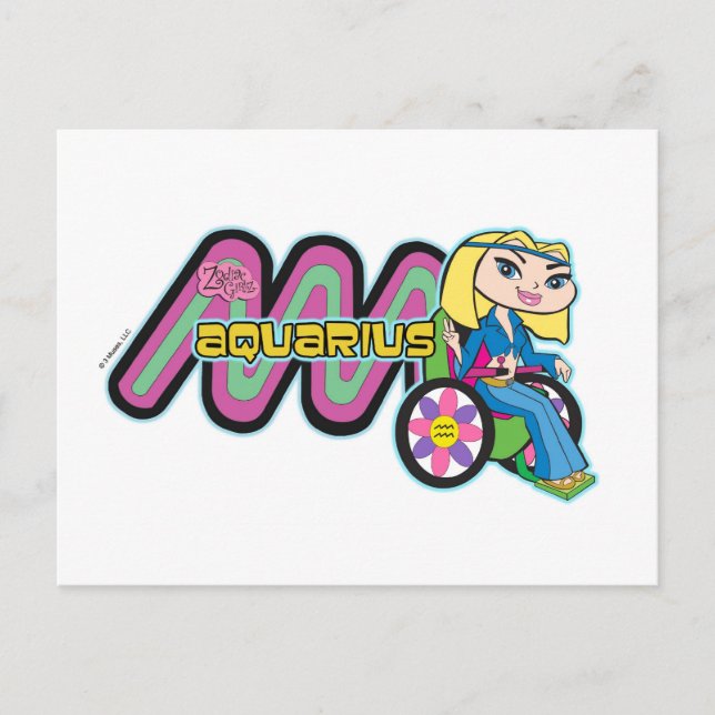 Aquarius vycard vykort (Framsida)