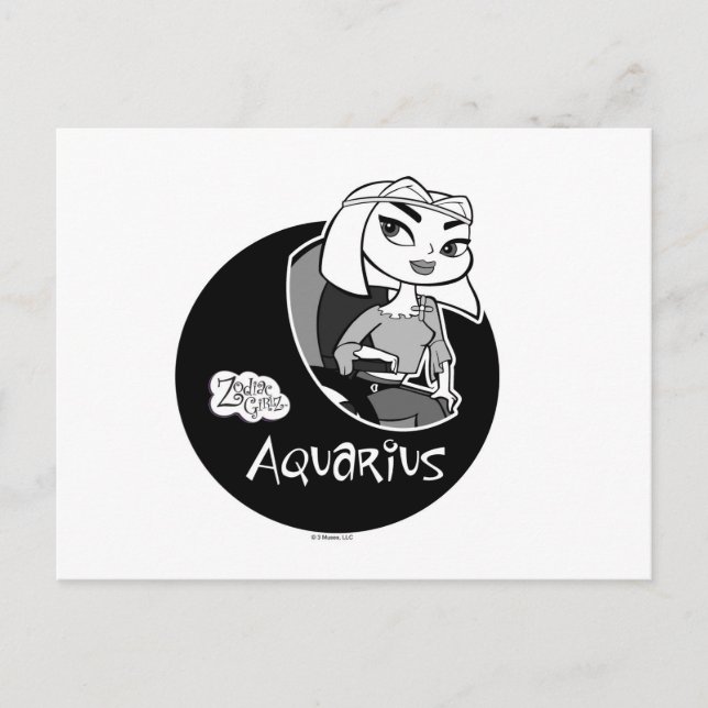 Aquarius vycard vykort (Framsida)