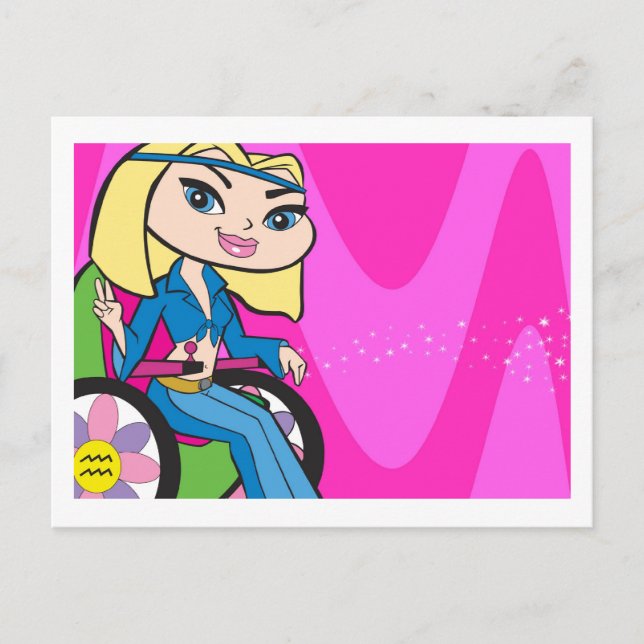Aquarius vycard vykort (Framsida)