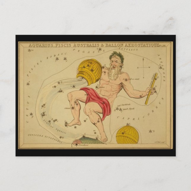 Aquarius vycard vykort (Framsida)