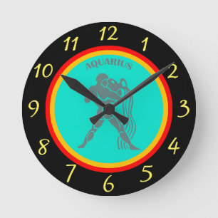 Aquarius Wall Clock Rund Klocka