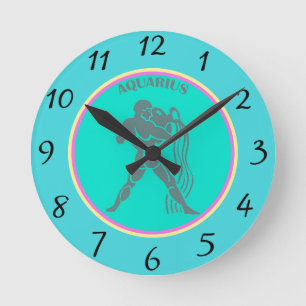 Aquarius Wall Clock Rund Klocka