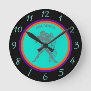 Aquarius Wall Clock Rund Klocka