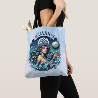 Aquarius Water Bearer Beautiful Woman Astrology Tygkasse