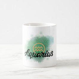 Aquarius Watercolor Stänk Kaffemugg