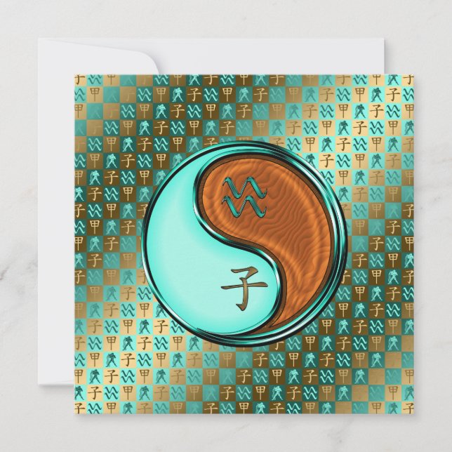 Aquarius & Wood Råtta Kort (Framsida)