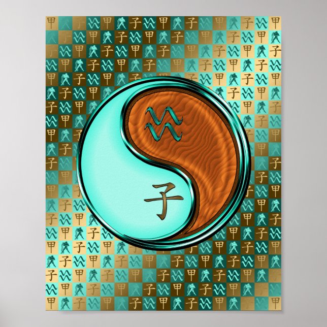 Aquarius & Wood Råtta Poster (Framsidan)
