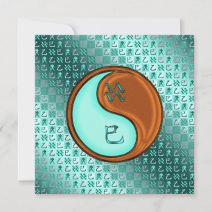 Aquarius & Wood Snake Kort