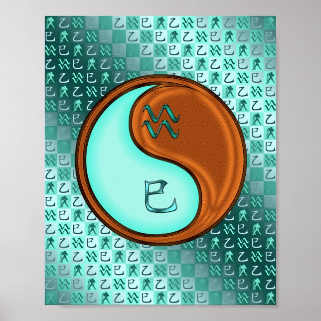 Aquarius & Wood Snake Poster (Framsidan)