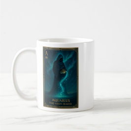 Aquarius Zodiac Art – Celestial Water Bearer Kaffemugg