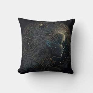 Aquarius Zodiac Astrological Kudde