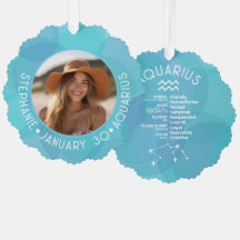Aquarius Zodiac Astrology-tecken Foto Birthdate