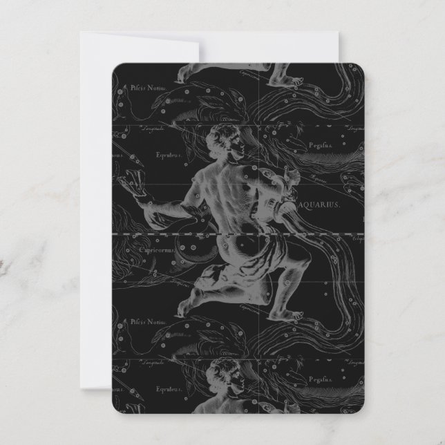 Aquarius Zodiac Constellation Hevelius 1690 (Framsida)