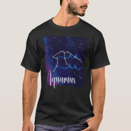 Aquarius Zodiac Constellation T Shirt