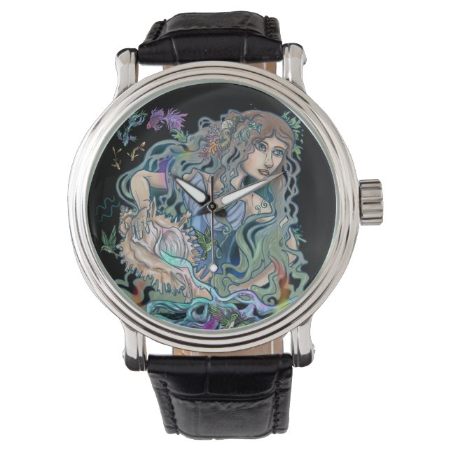 Aquarius Zodiac-handklocka Armbandsur (Framsida)