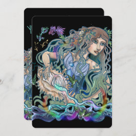 Aquarius Zodiac Inbjudningar